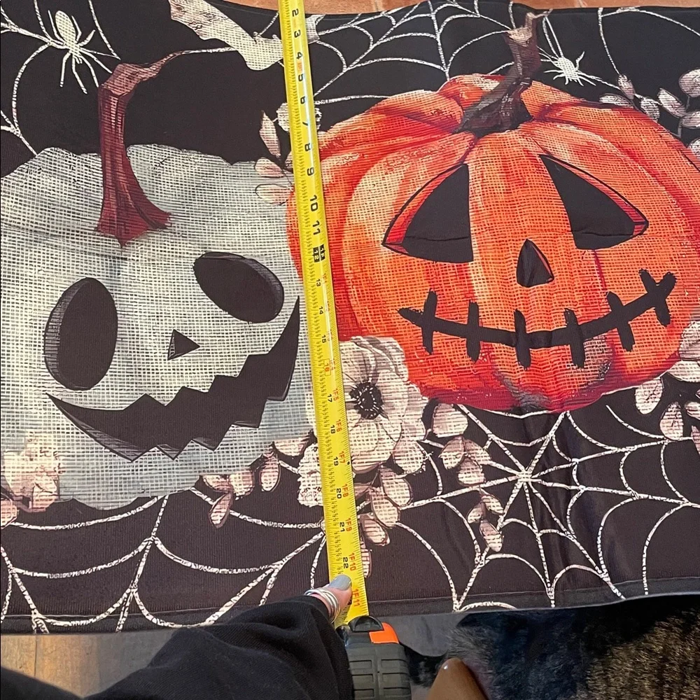 Halloween Pumpkin door mat